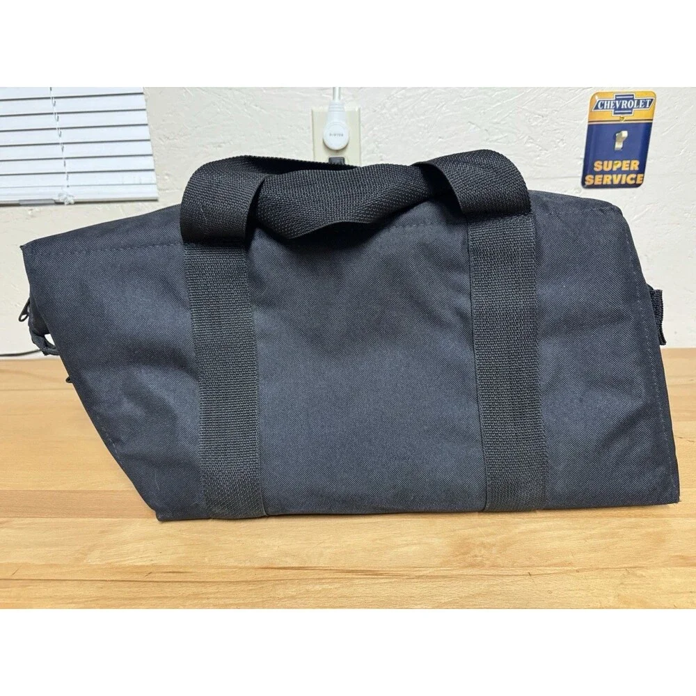 American Outdoor (AO) Black Motorcycle Saddle Bag Soft Cooler, 15 Can Capacity